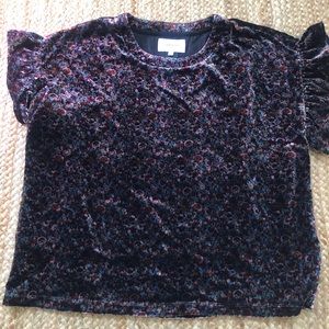 Current/Elliott flutter sleeve top US sz 6